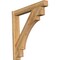 Ekena Millwork Merced Block Rough Sawn Outlooker, Western Red Cedar, 6"W x 40"D x 40"H OUT06X40X40MRC05RWR - alternate 1